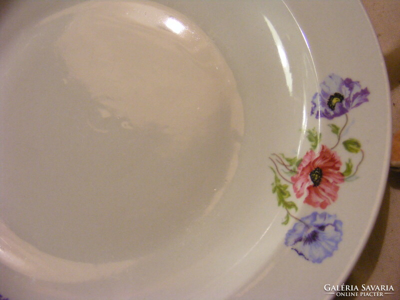 6 db zsolnay virágos tányér