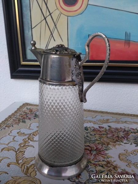 Antique Victorian English Silver Plated Pourer