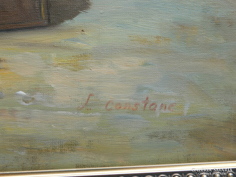 L. Constane - Szerelem , gyönyörű romantikus olaj festmény