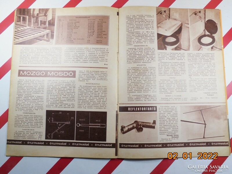 Old retro handyman hobby DIY newspaper - 71/1 - January 1971 - for birthday