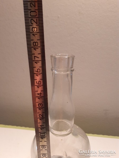 Régi likőrös palack Braun-féle kis üveg