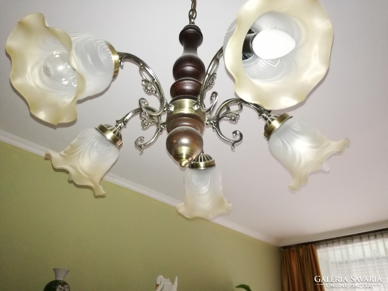 Beautiful five-branch chandelier, ceiling lamp