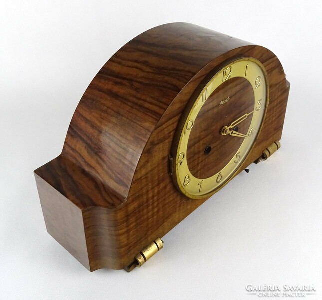 1L791 old kienzle furniture clock with winding key