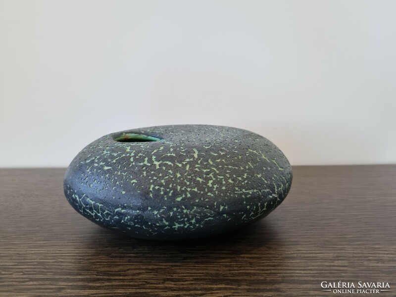 Modernist collector's ceramic pebble vase (presumably from Pesthidegkúti)