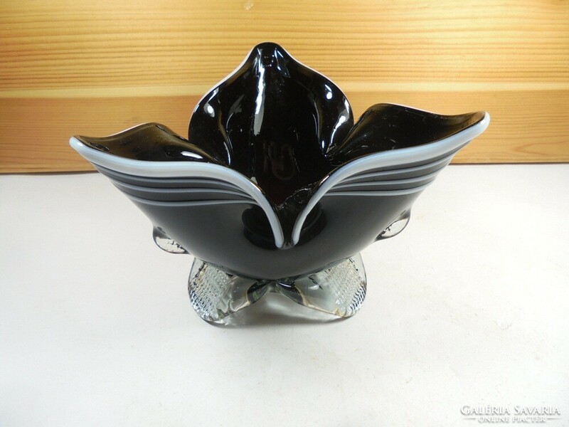 Old Murano Murano serving bowl bowl centerpiece decoration colored glass
