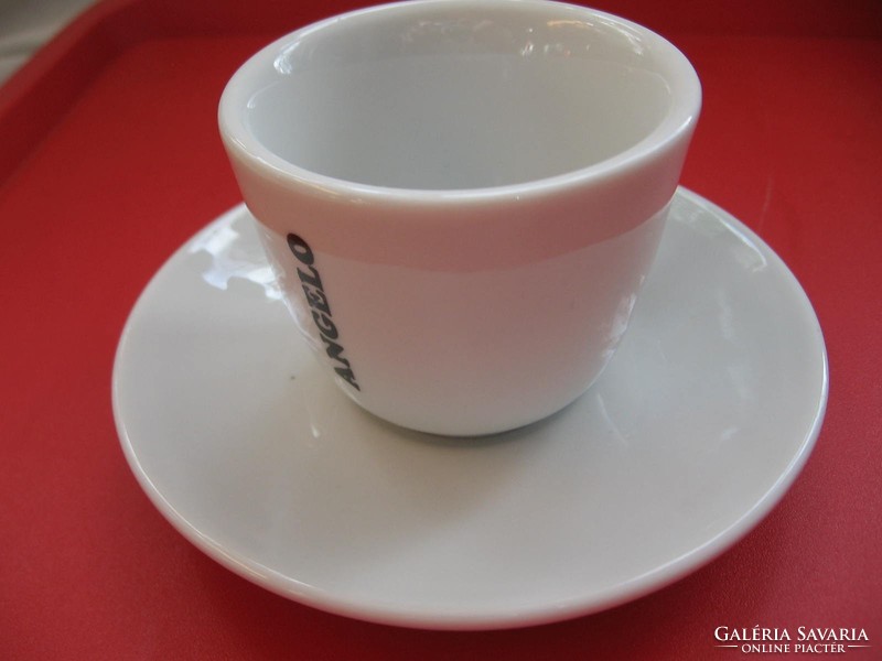 Collectible thick barista retro angelo oro cafe mocha cup