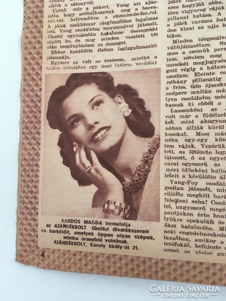 Hungarian women's magazine, September 10, 1943, Volume V, Issue 25