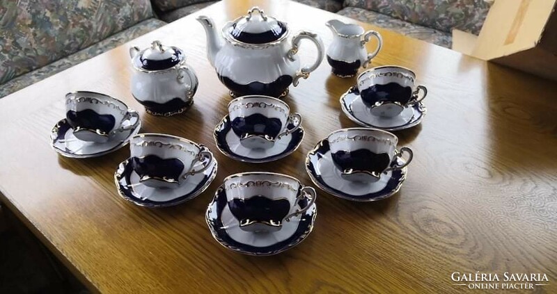 Flawless! New Zsolnay pompadour 3. Tea set
