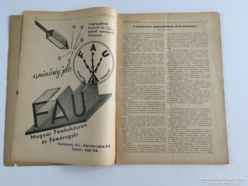 Technika - A Mérnöki Továbbképző Intézet kiadványai, 1946. 250. füzet