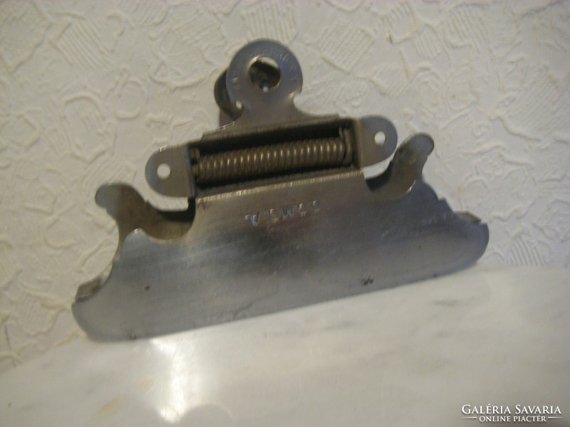Antique paper clip, marked, 15 x 20 cm
