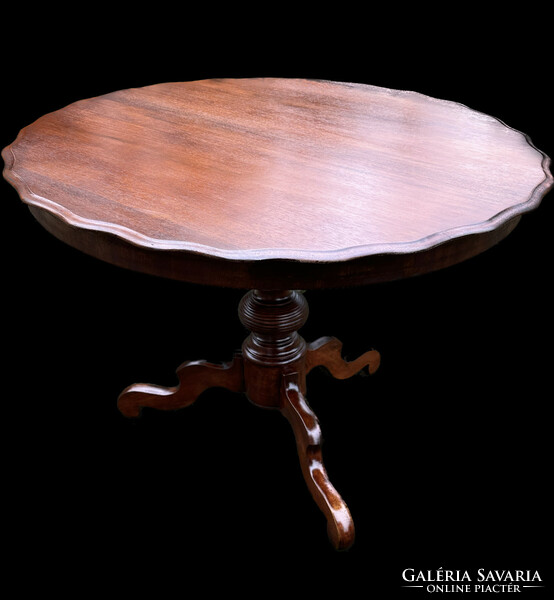 Antique effect tea table