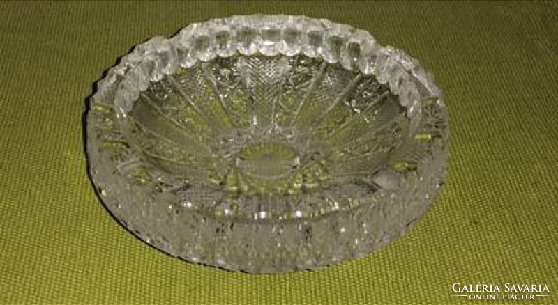 Lead crystal ashtray