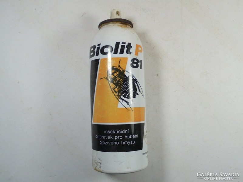 Retro old biolit p 81 insecticide spray bottle - made in Yugoslavia - from the 1980s