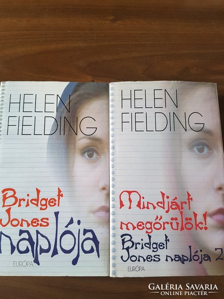 Helen Fielding-Bridget Jones naplója 1-2 kötet.