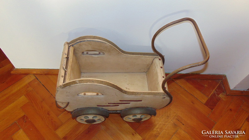 Original Ikarus toy stroller with blinds from the '50s