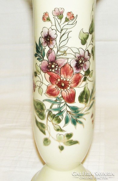 Orchid goblet vase - zsolnay exclusive porcelain