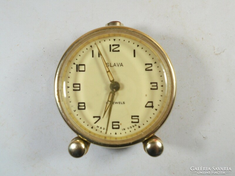 Retro old slava alarm clock alarm clock alarm clock ussr soviet russian - approx. It has been operating since the 1970s