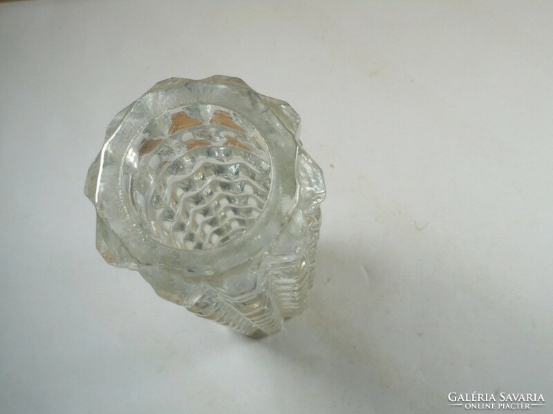 Retro old glass vase table decoration - approx. From the 1970s