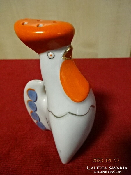Russian Lomonosov porcelain figurine, spice-spreading rooster. He has! Jokai.