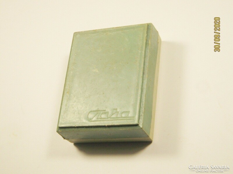 Retro Cyrillic Slava - Soviet Russian plastic box holder with the inscription approx. 1970s-80s