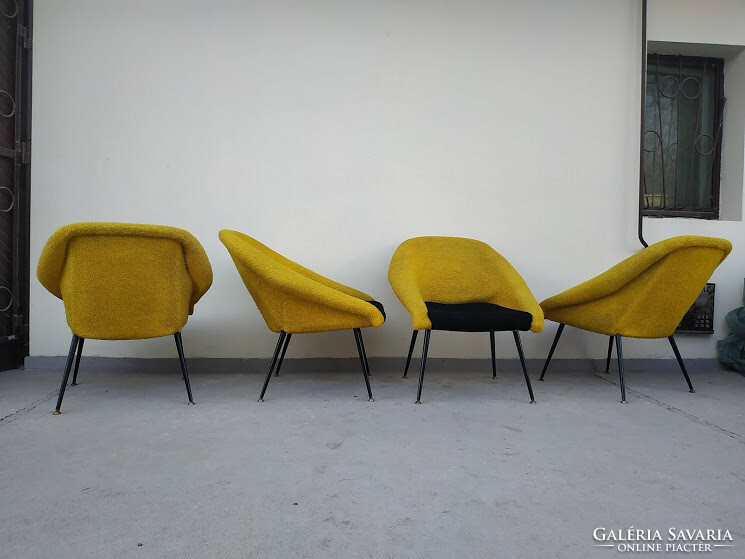 Retro köln fotel 4 darab vintage 1960 as évek ritka dizájn bútor