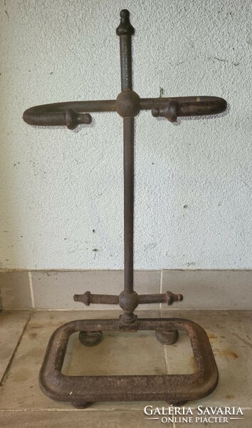 Antique firestick holder stove, beside the fireplace, stove for shovel, pick iron, umbrella holder