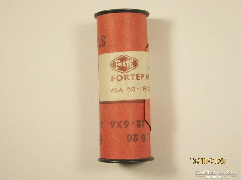 Retro old forte vác photo film roll tape fortepan 50 unopened - about 1970-80s