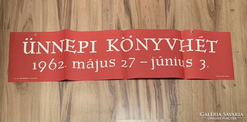 Ünnepi könyvhét csíkplakát