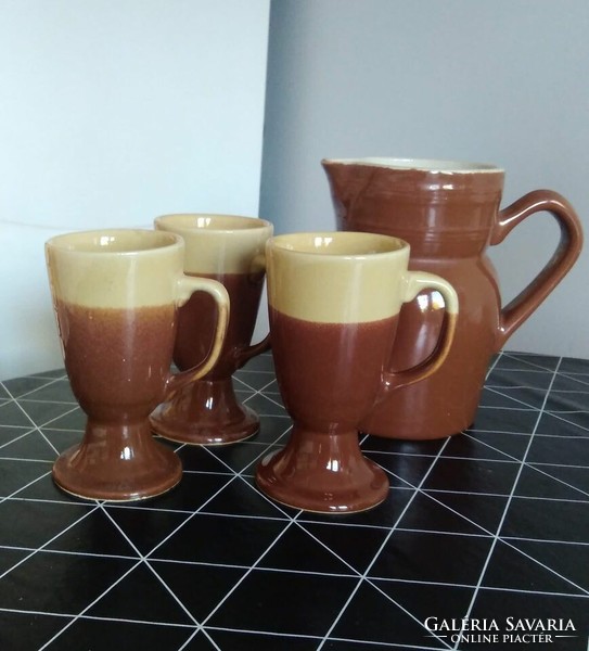 Ceramic cappuccino set
