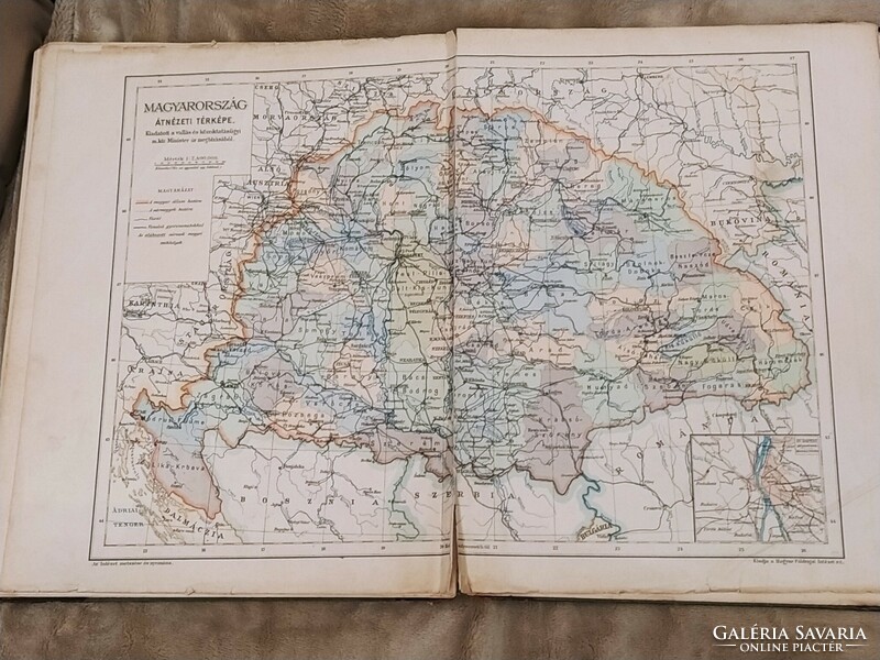 Kogutowicz's manual atlas of the counties of Hungary, 1905