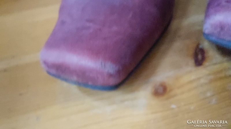 Sebastiano 37 burgundy soft leather boots