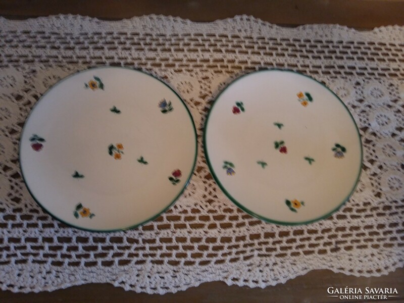 Pair of Gmundner ceramic plates