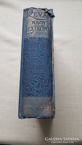 Antik könyvek! 1912. Révai Nagy Lexikona  V. kötet