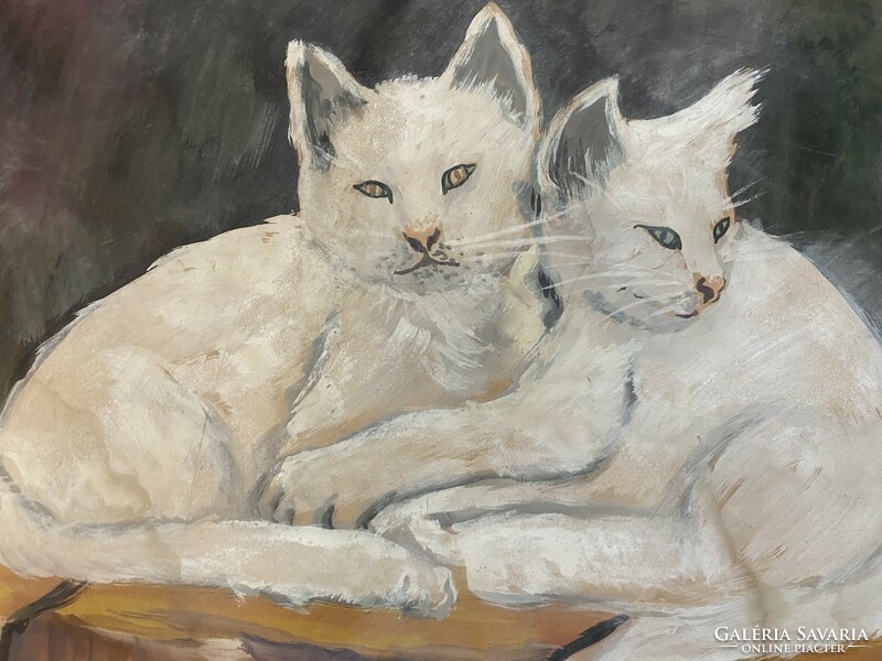 Patay l: kittens - watercolor