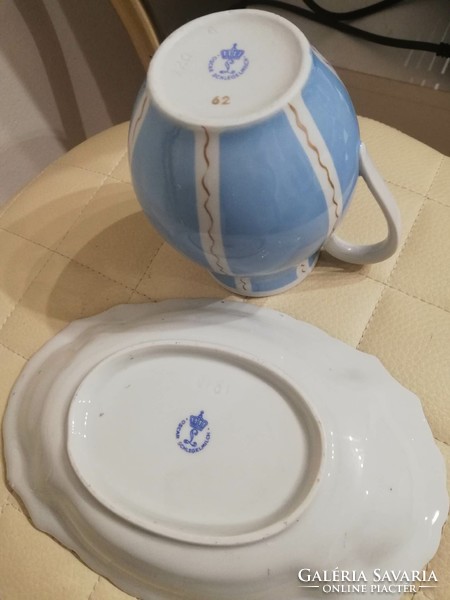 Oscar Schlegelmilch német kék porcelánok a XX. sz. elejéről
