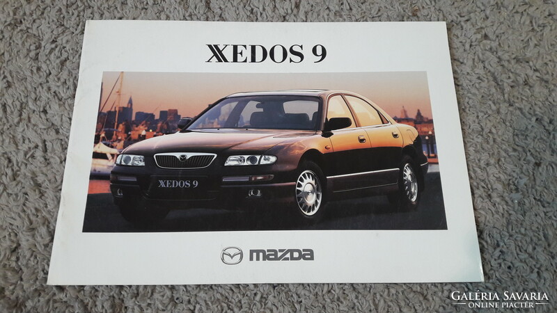 Mazda xedos 9 model, brochure, catalog, retro advertisement, old timer, Japan car,
