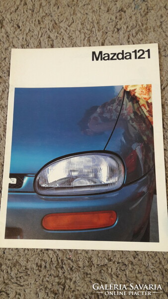 Mazda121// brochure, catalog, retro advertisement, old timer, Japan car,