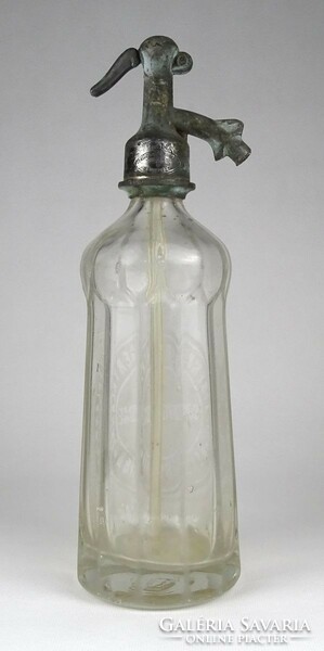1L768 antique Eisenberg Mrs. Bertalan Békéscsaba soda bottle 1937