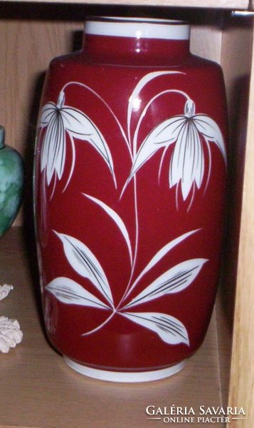 RITKA SZÉP antik  21 x 6 cm Bavaria váza  X