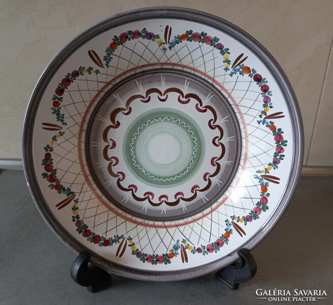 Gmundner Keramik nagyon ritka, girlandos falitányér