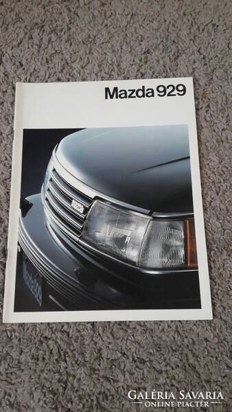 Mazda 929 model, brochure, catalog, retro advertisement, old timer, Japan car,