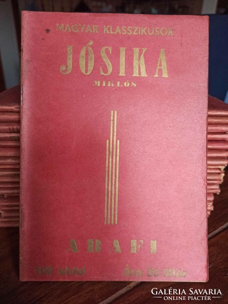 Miklós Jósika's brother. (Hungarian classics) bp., 96 pages