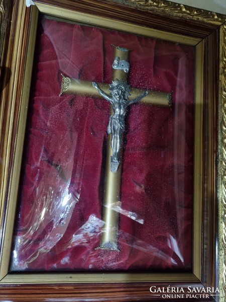 Old crucifix frame