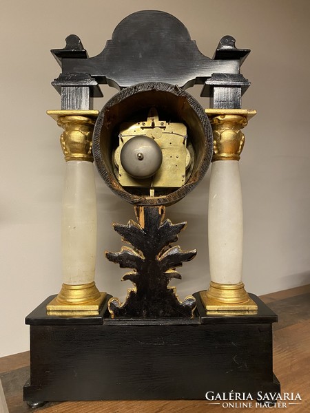 Biedermeier table clock