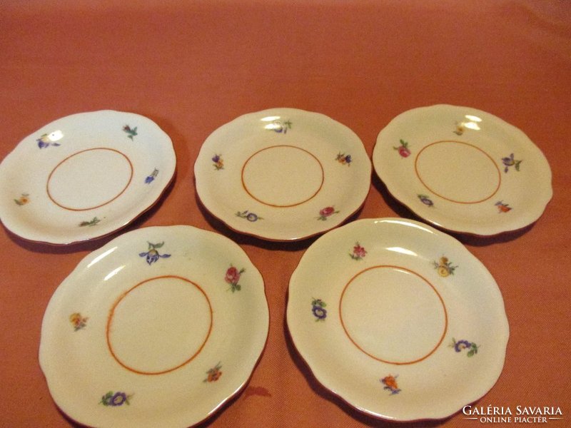 5 pcs zsolnay coffee cup saucer