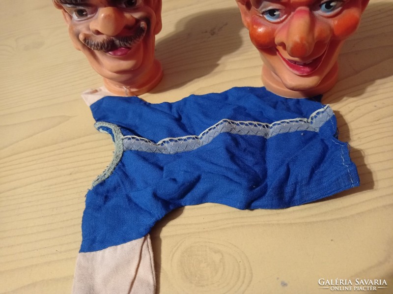 Reduced price!! 2 old rubber hand puppets