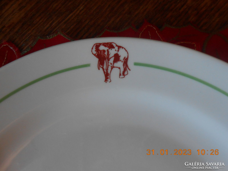 Zsolnay elephant serving bowl