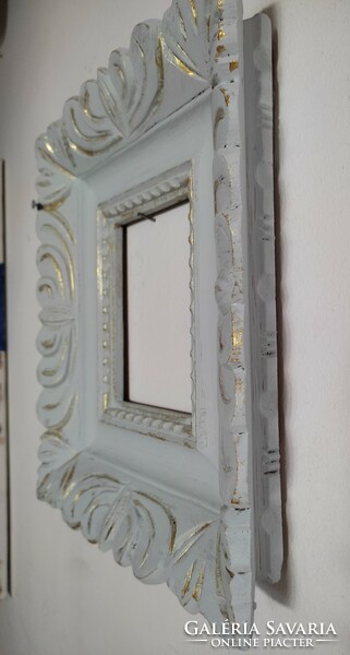 Vintage, carved solid wood picture frame, mirror frame