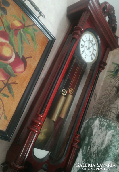 Carved decoration for wall clock door