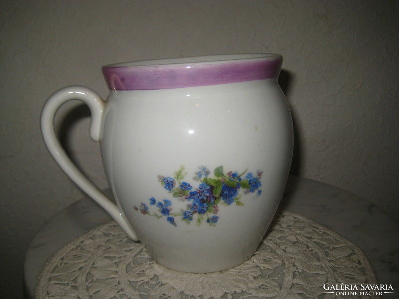 Zsolnay bunch, with a nice forget-me-not pattern, unmarked, perfect piece, 12 cm
